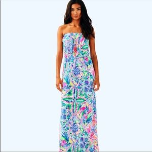 Lilly Pulitzer Marlisa Maxi Dress Size Small | Dancing On The Deck Pattern